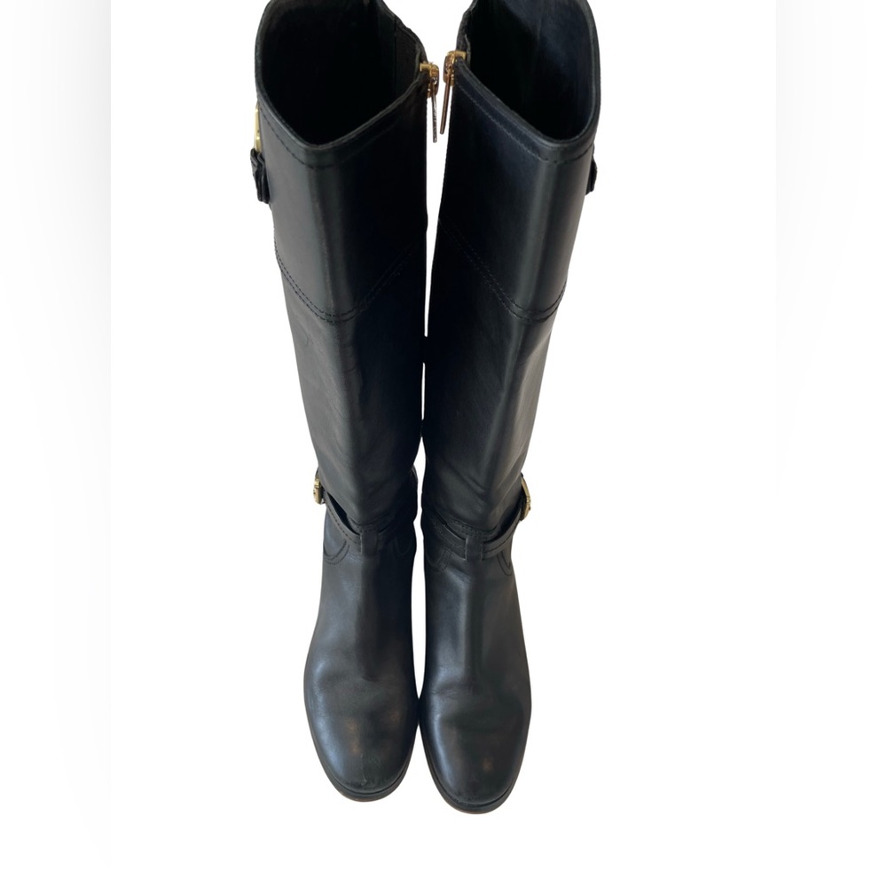 ⚡️Flash Sale⚡️ Michael Kors Black Leather Boots - Picture 2 of 4